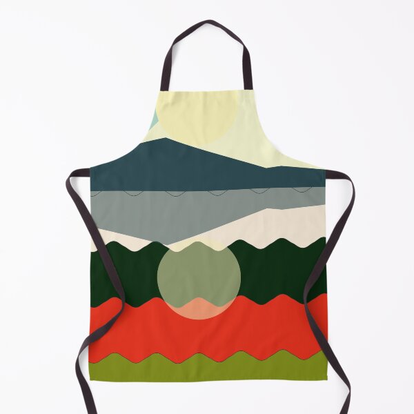 Item preview, Geometric landscape generative art poster illustration designed and sold by IuriiVlasenko.