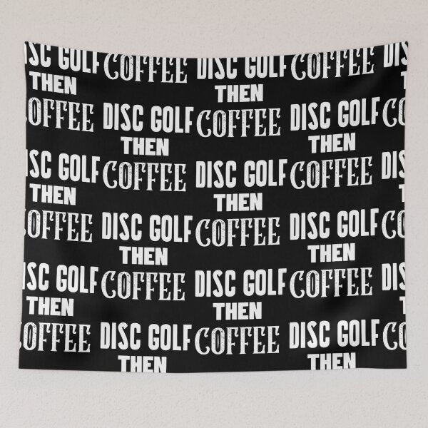 Artikelvorschau, Disc Golf dann Kaffee, lustiges Disc Golf und Kaffee Geschenk für Papa, Ehemann, Sohn, Onkel, Neffe und Großvater entworfen und verkauft von BigJackTees.