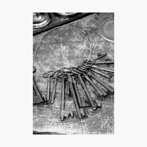 Bunch of Antique keys Photographic Print