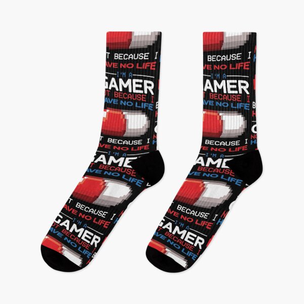 Item preview, I'm A Gamer Life Retro Gaming Funny Video Gamer Pun designed and sold by RJ-Art.