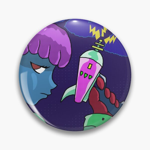 Item preview, Alien girl with sparking blaster designed and sold by AmpawPawp.