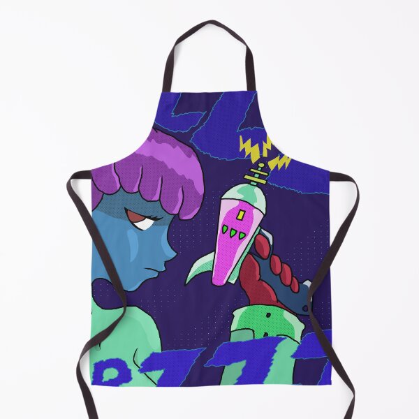 Item preview, Alien girl with sparking blaster designed and sold by AmpawPawp.