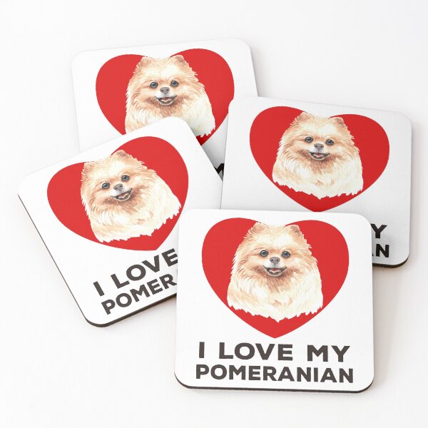 Item preview, I Love My Pomeranian - Dog designed and sold by Marc Scott-Parkin.
