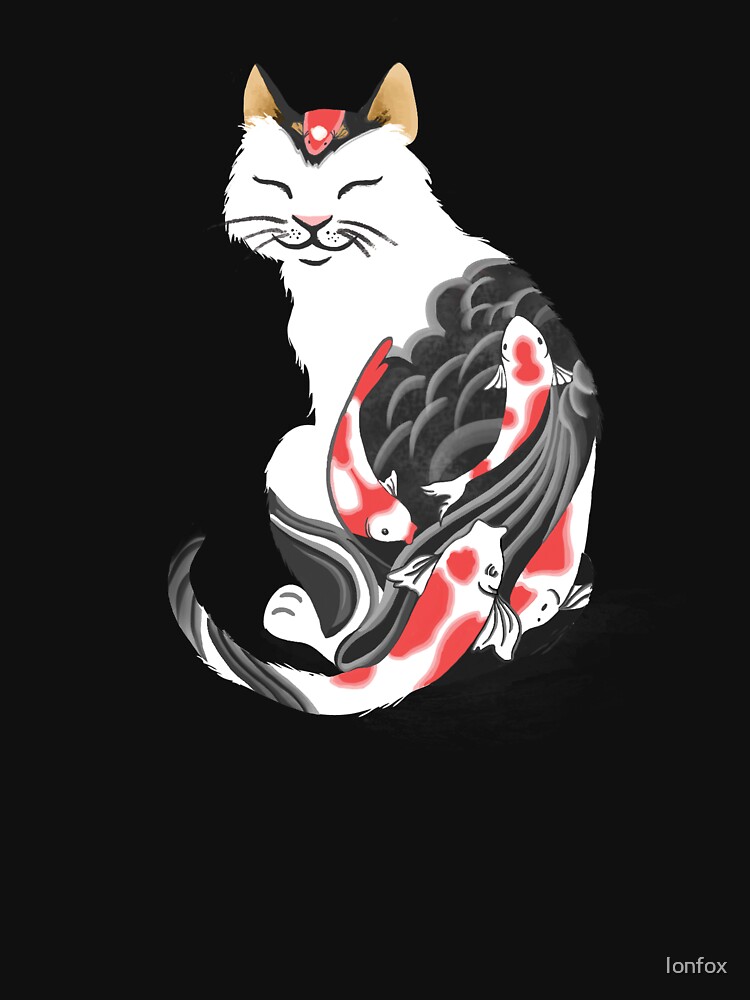 "Yakuza Cat" Classic TShirt by Ionfox Redbubble