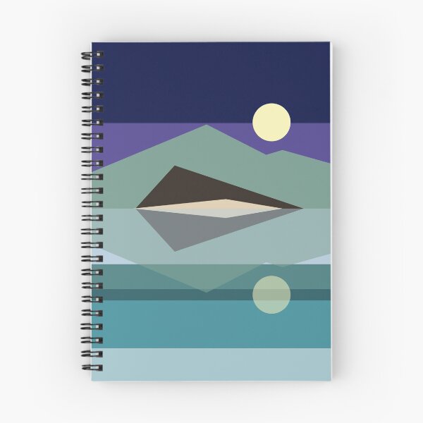 Item preview, Geometric landscape generative art poster illustration designed and sold by IuriiVlasenko.