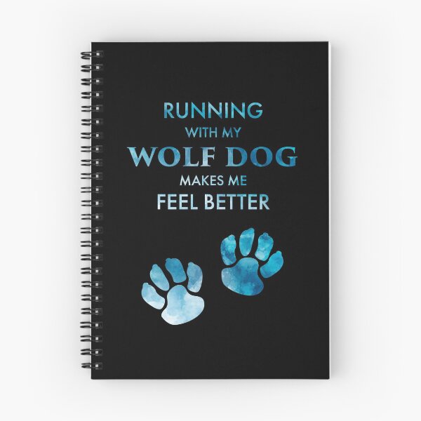 Item preview, Running Wolf Dog Feel Better Wolfdog Paws Design Meme designed and sold by InesK-Design.
