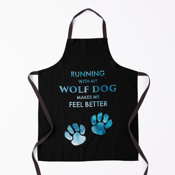 Item preview, Running Wolf Dog Feel Better Wolfdog Paws Design Meme designed and sold by InesK-Design.