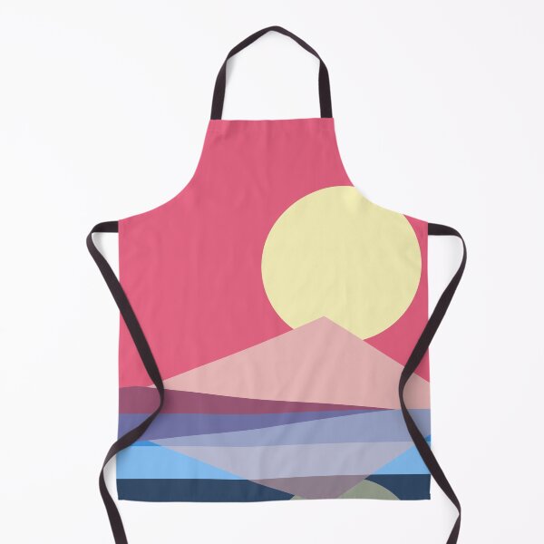 Item preview, Geometric landscape generative art poster illustration designed and sold by IuriiVlasenko.