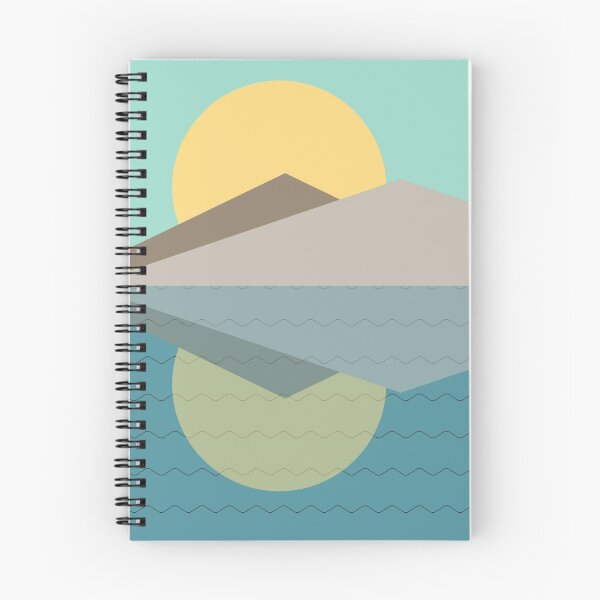 Item preview, Geometric landscape generative art poster illustration designed and sold by IuriiVlasenko.
