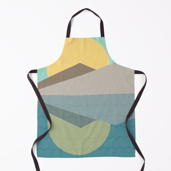 Item preview, Geometric landscape generative art poster illustration designed and sold by IuriiVlasenko.