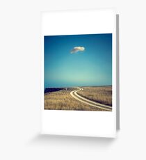 A lonely cloud Greeting Card