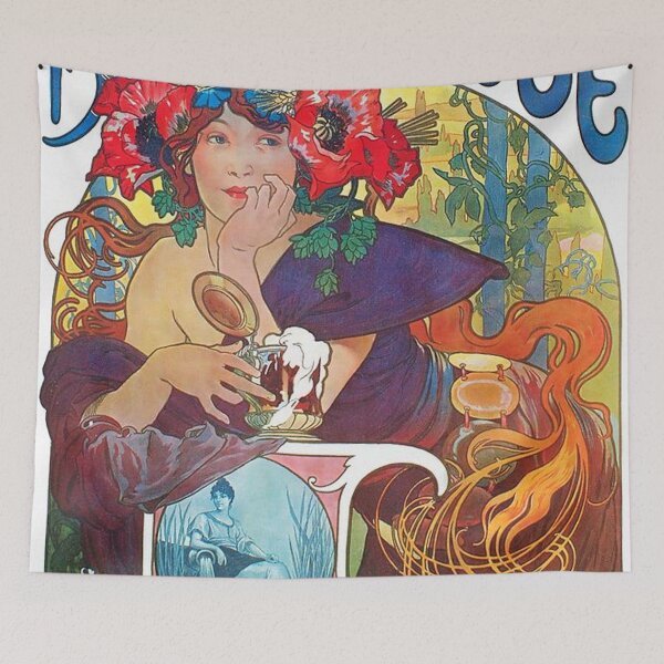Item preview, Alphonse Mucha - Bieres De La Meuse designed and sold by JDesigningMO.