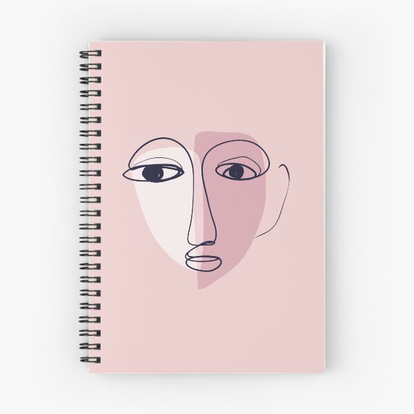 Item preview, Woman smile Face girl drawing abstract pink flower abstractface oneline onelinedrawing, designed and sold by Queengood.