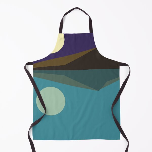 Item preview, Geometric landscape generative art poster illustration designed and sold by IuriiVlasenko.