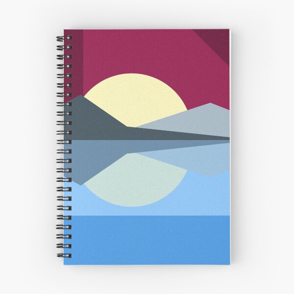 Item preview, Geometric landscape generative art poster illustration designed and sold by IuriiVlasenko.