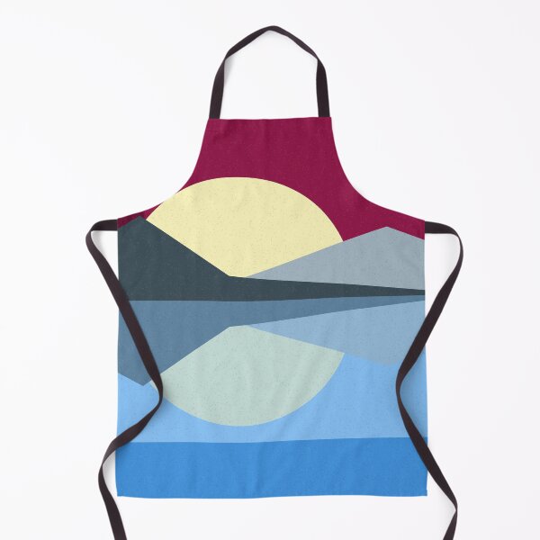 Item preview, Geometric landscape generative art poster illustration designed and sold by IuriiVlasenko.