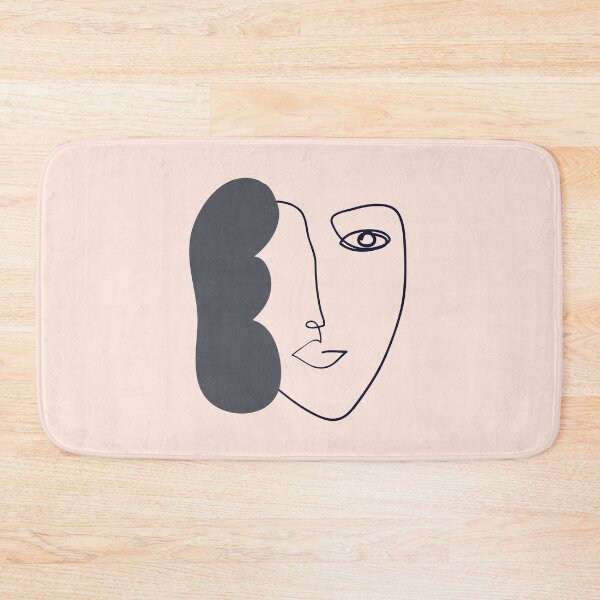 Item preview, Woman smile Face girl drawing abstract abstractface oneline onelinedrawing, designed and sold by Queengood.