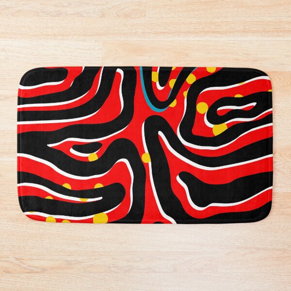 Item preview, Red Mult-Colored Zebra designed and sold by FunWithChemo.