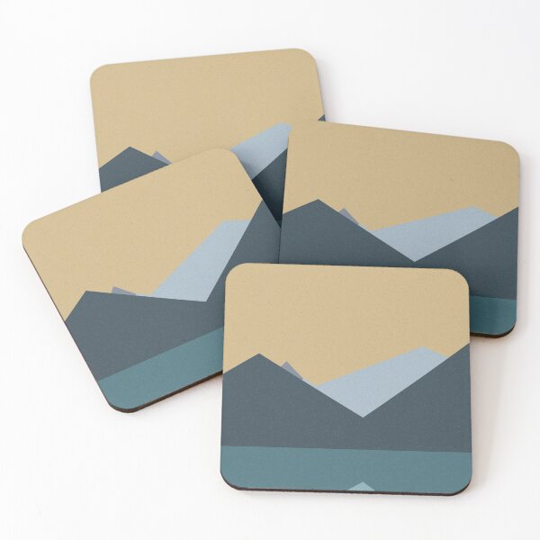 Item preview, Geometric landscape generative art poster illustration designed and sold by IuriiVlasenko.