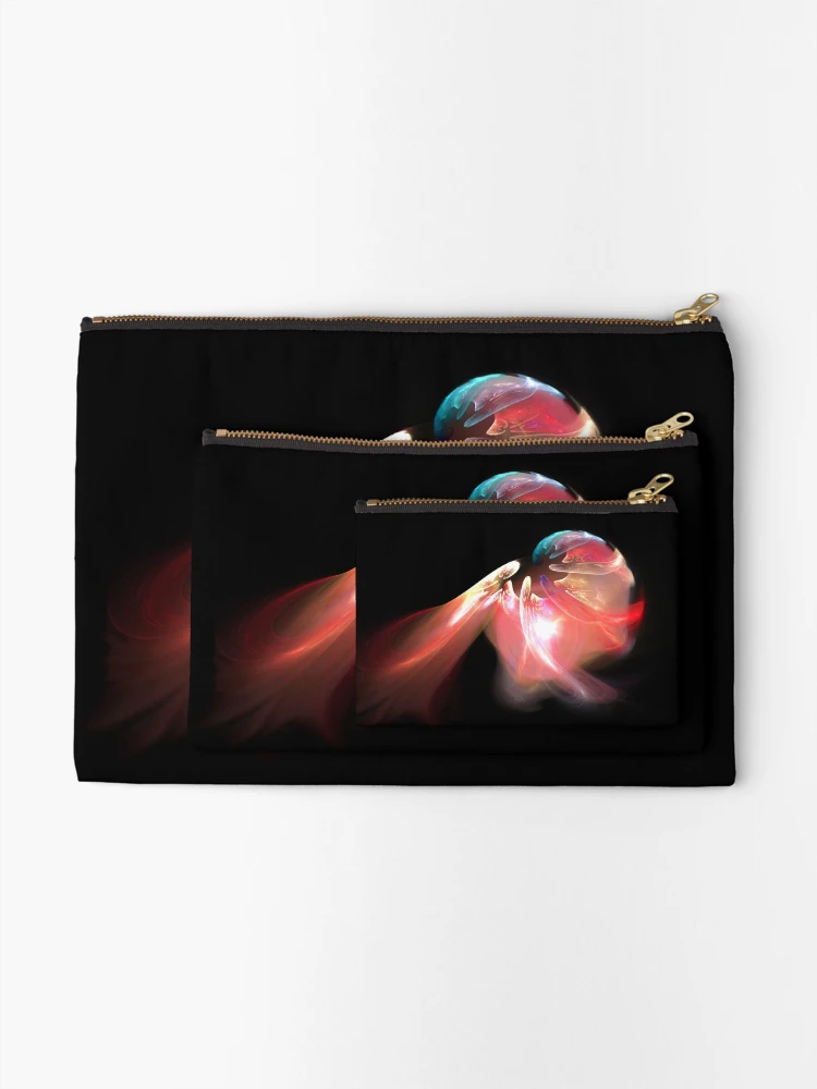 Thumbnail 2 of 4, Zipper Pouch, Shell designed and sold by BrainwaveArt.
