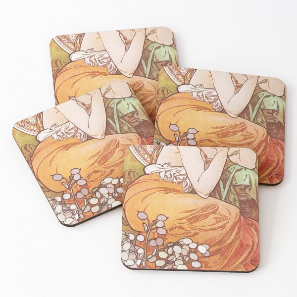 Item preview, Alphonse Mucha - Topaz designed and sold by JDesigningMO.