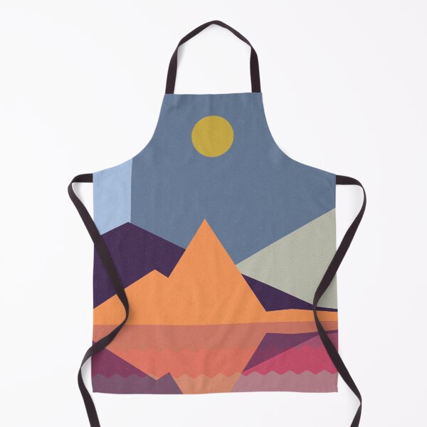 Item preview, Geometric landscape generative art poster illustration designed and sold by IuriiVlasenko.