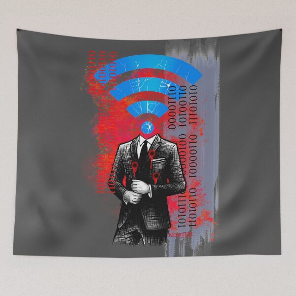 Item preview, WiFi Is Breaking Us designed and sold by MetroInk.