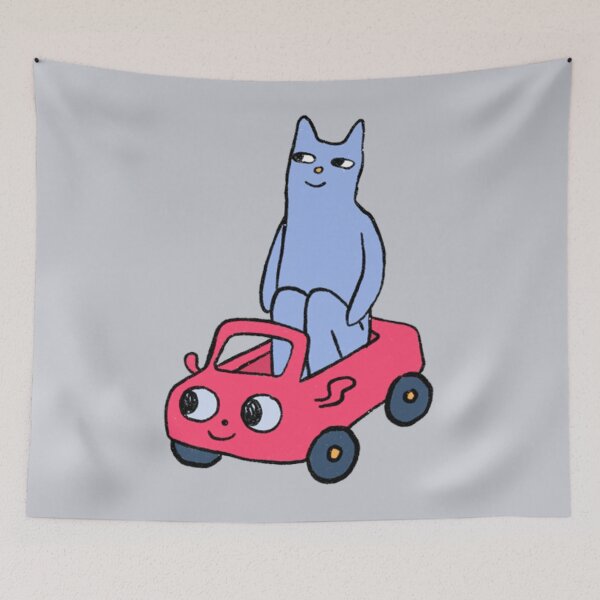 Item preview, Cat in car designed and sold by KBdesignsXOXO.