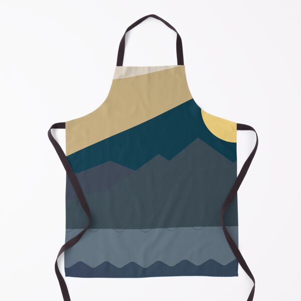 Item preview, Geometric landscape generative art poster illustration designed and sold by IuriiVlasenko.