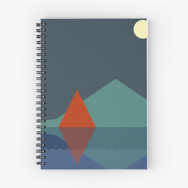 Item preview, Geometric landscape generative art poster illustration designed and sold by IuriiVlasenko.