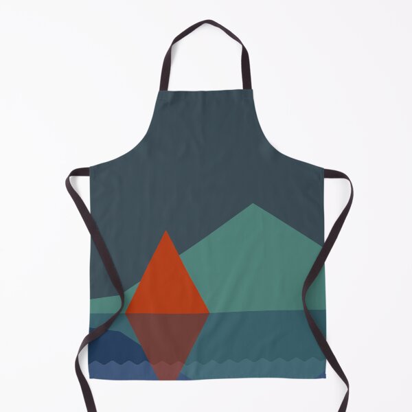 Item preview, Geometric landscape generative art poster illustration designed and sold by IuriiVlasenko.
