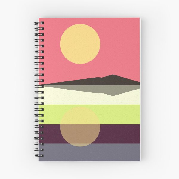 Item preview, Geometric landscape generative art poster illustration designed and sold by IuriiVlasenko.