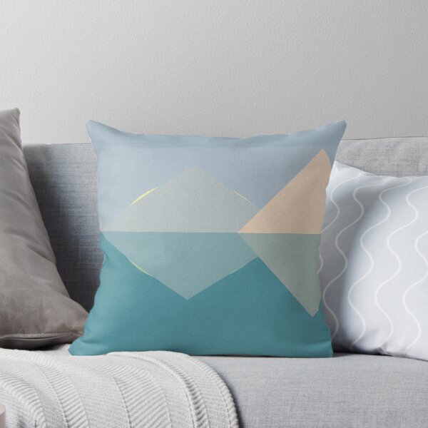 Item preview, Geometric landscape generative art poster illustration designed and sold by IuriiVlasenko.
