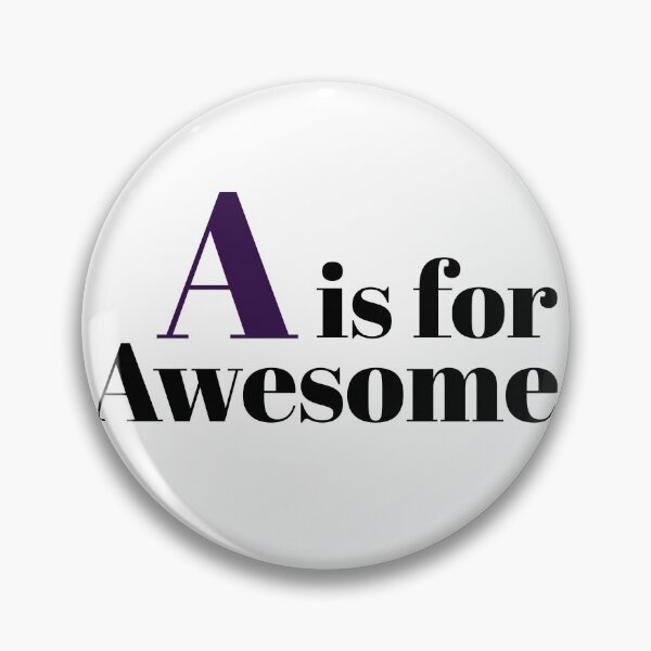 Item preview, A is for awesome  designed and sold by iconicus-design.