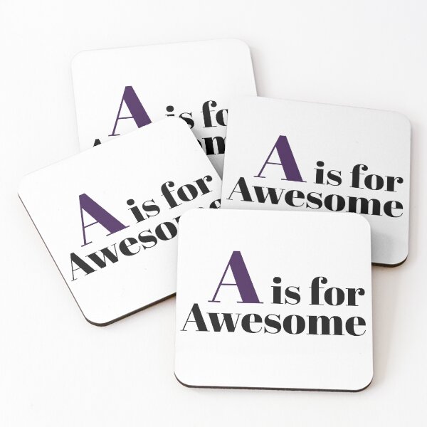 Item preview, A is for awesome  designed and sold by iconicus-design.
