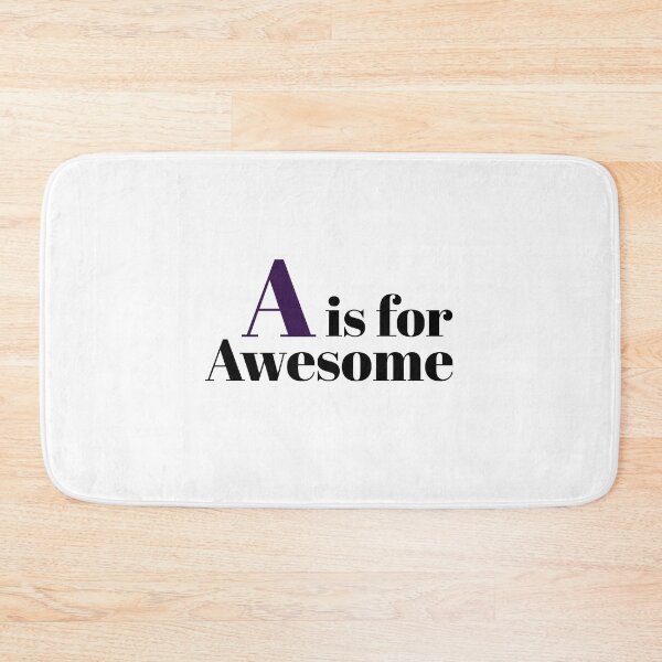 Item preview, A is for awesome  designed and sold by iconicus-design.