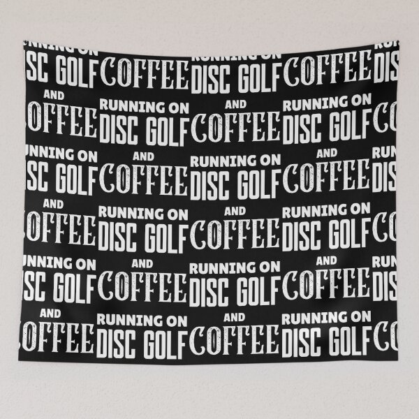Item preview, Running On Disc Golf And Coffee, Funny Disc Golf And Coffee Gift for Dad's, Husband's, Son's, Uncle's, Nephews and Grandfather's designed and sold by BigJackTees.