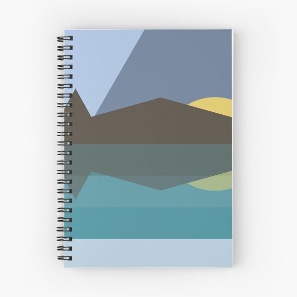 Item preview, Geometric landscape generative art poster illustration designed and sold by IuriiVlasenko.