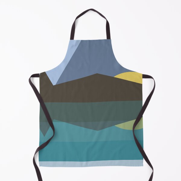 Item preview, Geometric landscape generative art poster illustration designed and sold by IuriiVlasenko.