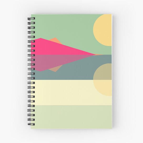 Item preview, Geometric landscape generative art poster illustration designed and sold by IuriiVlasenko.