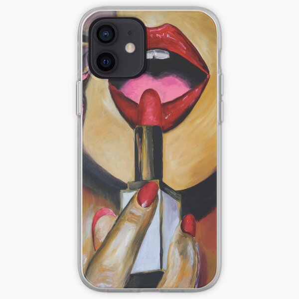 Red Lips - Lipstick iPhone Soft Case