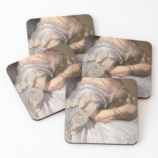 Item preview, portrait of Anastasia Ushakova by Ivan Kusjmitsch Makarov, 1866 designed and sold by thecouture.