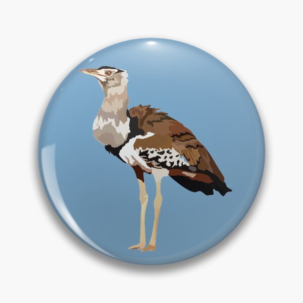 Item preview, K is for Kori Bustard ,Kori Bustard: The Heaviest Flying Bird of the African Savanna designed and sold by PrettylittlepastelUk.