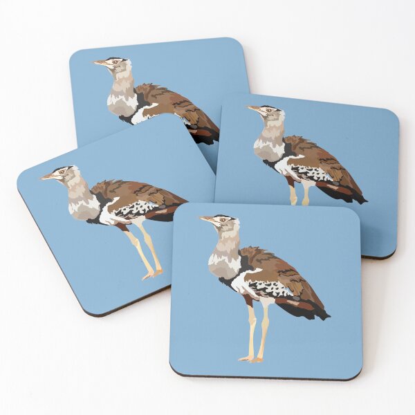 Item preview, K is for Kori Bustard ,Kori Bustard: The Heaviest Flying Bird of the African Savanna designed and sold by PrettylittlepastelUk.
