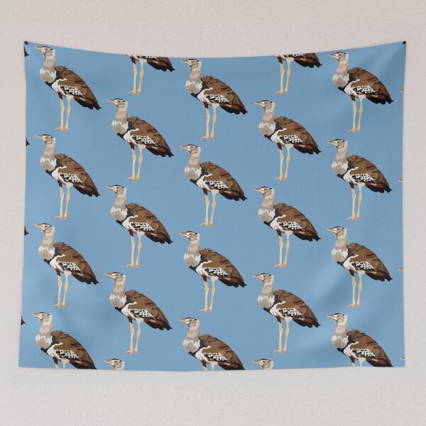 Item preview, K is for Kori Bustard ,Kori Bustard: The Heaviest Flying Bird of the African Savanna designed and sold by PrettylittlepastelUk.