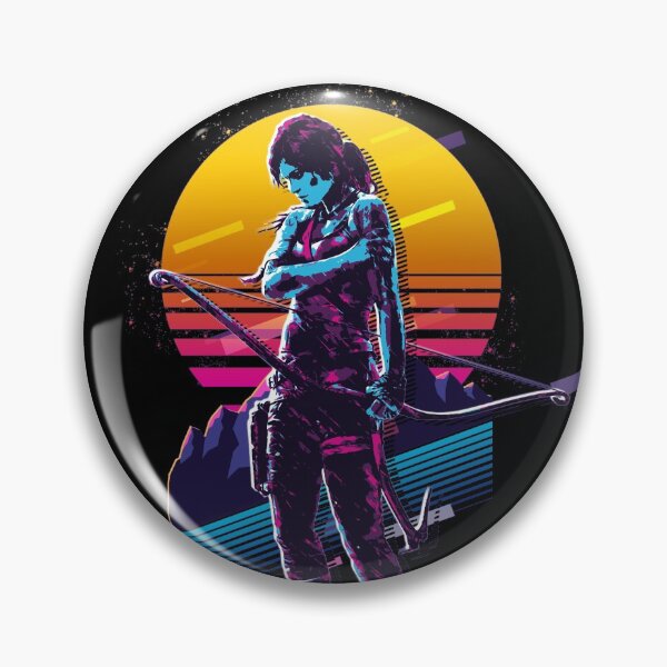Item preview, Lara Croft - Tomb Raider *80s Retro* designed and sold by MyRetroArt.