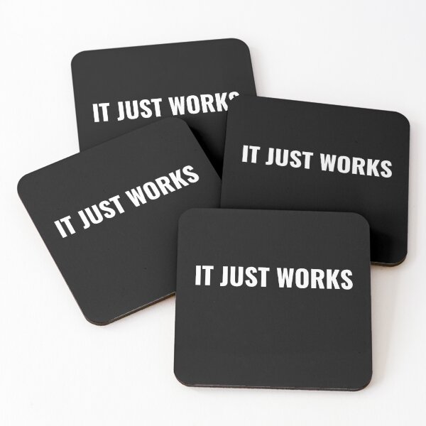 Item preview, It Just Works Meme designed and sold by BellaVille.