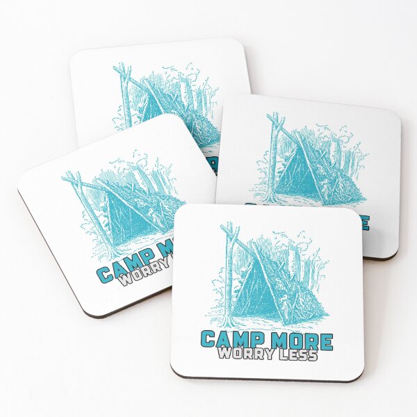 Item preview, Camp More Worry Less designed and sold by Rizty.