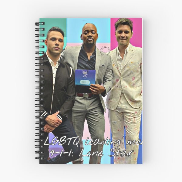 Item preview, The LGBTQ Leading Men of 911 Lone Star designed and sold by starjules.shop.