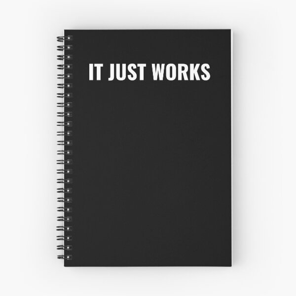 Item preview, It Just Works Meme designed and sold by BellaVille.